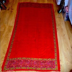 92” x 43” LSM Silk Chiffon Scarf Shawl